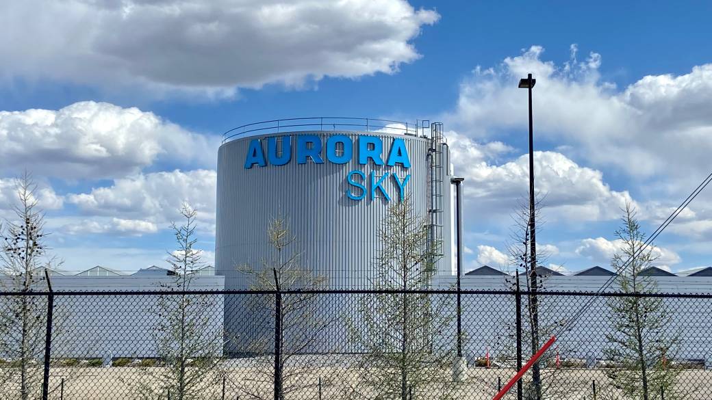 Click to play video: 'Aurora Cannabis closing Aurora Sky facility in Edmonton'
